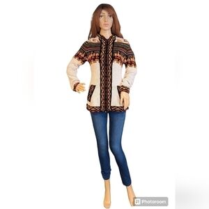 handmade mix Alpaca sweater  traditional Design | unique Colored Sweater | Gift